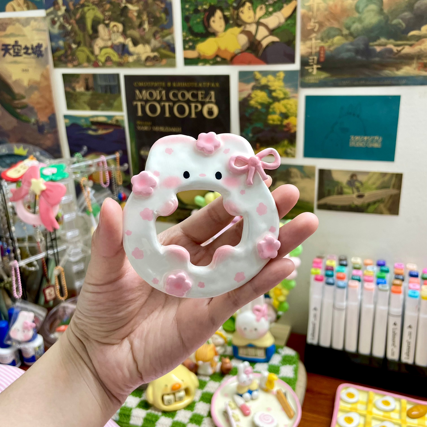 Bunny GiGi Clay Hair Brooch