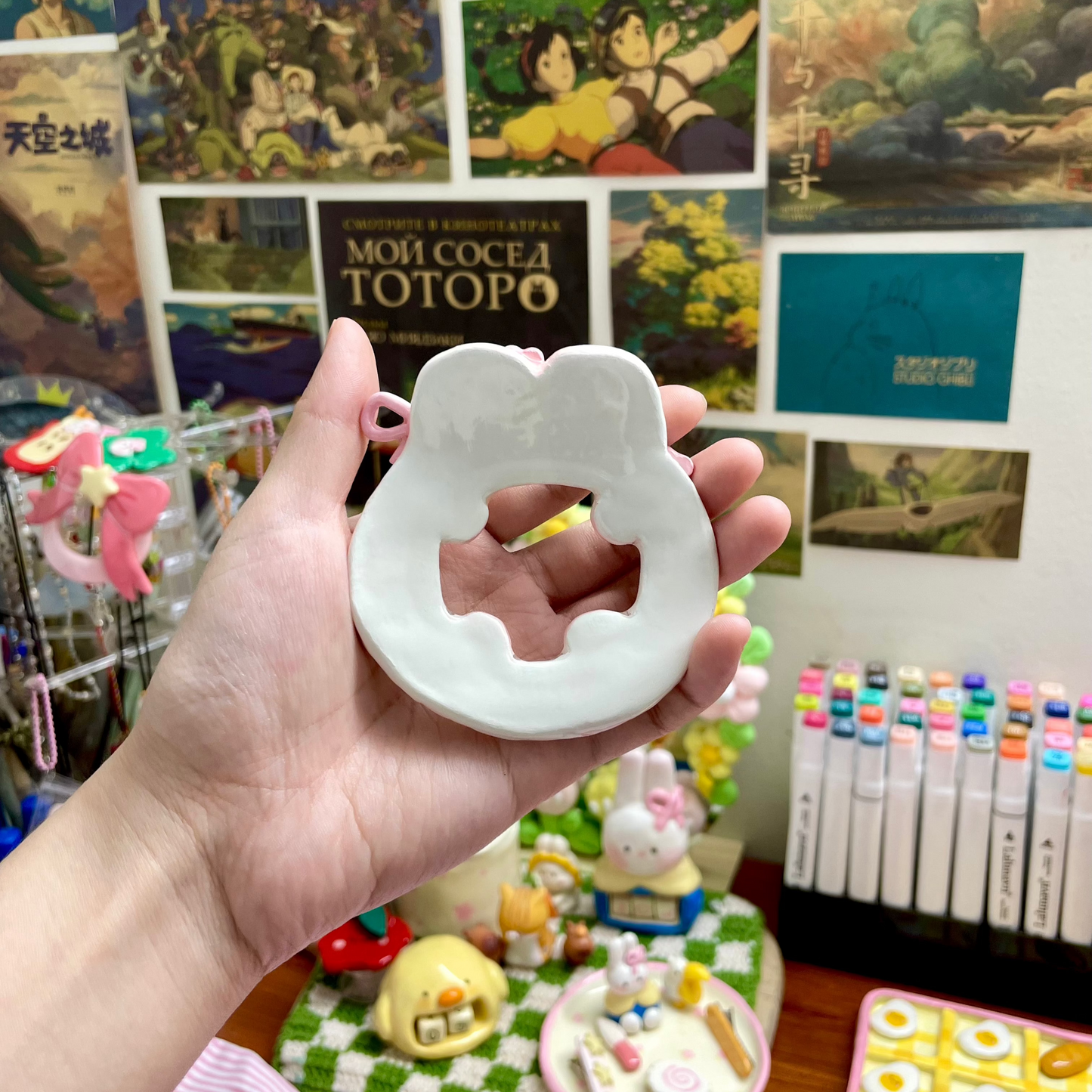 Bunny GiGi Clay Hair Brooch