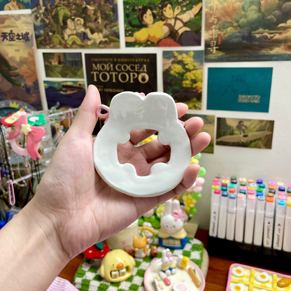 Bunny GiGi Clay Hair Brooch