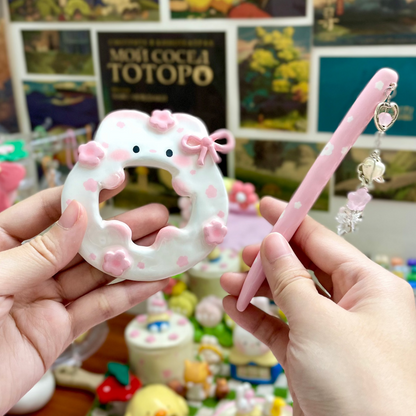 Bunny GiGi Clay Hair Brooch