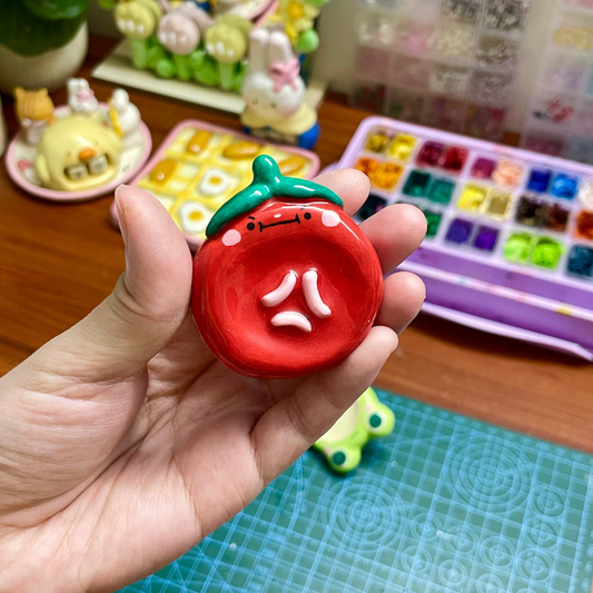 Angry Tomato Worry Stone