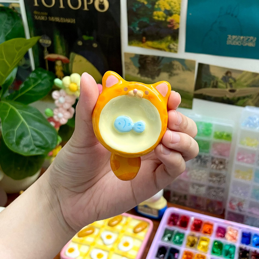 Ginger Kitten Worry Stone