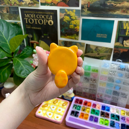 Ginger Kitten Worry Stone