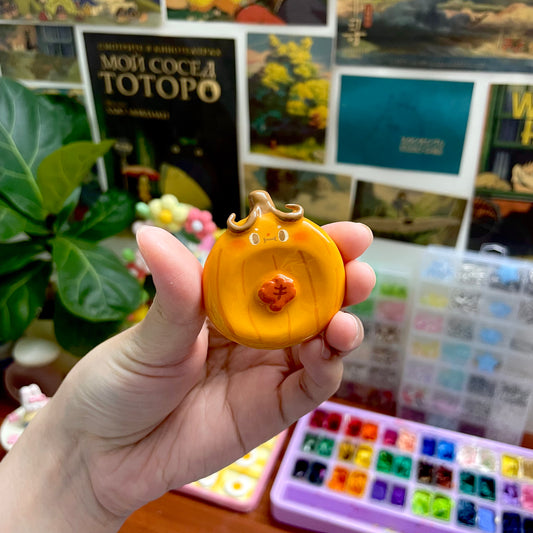 Pumpkin Worry Stone