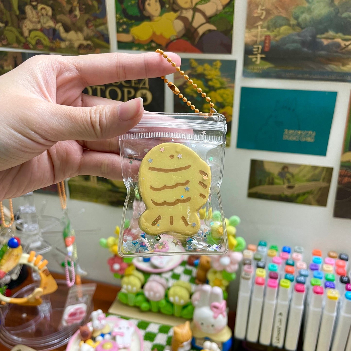 Taiyaki Clay Keychain