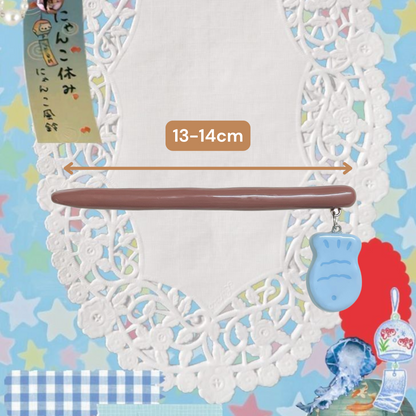 Siamese Kitten Clay Hair Brooch