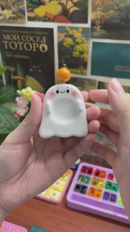 Spooky Ghost Worry Stone