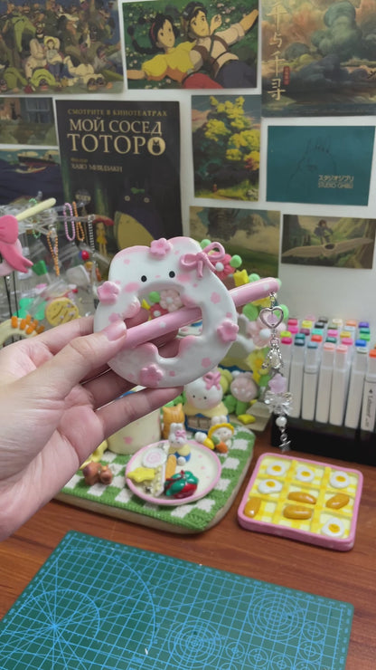 Bunny GiGi Clay Hair Brooch