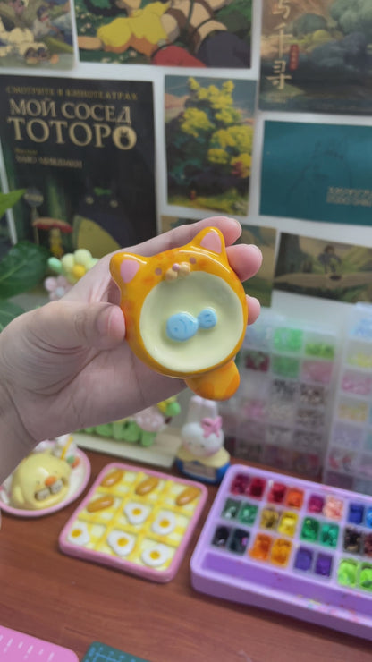 Ginger Kitten Worry Stone